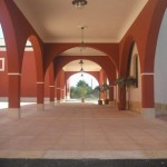 Inner courtyard arcades